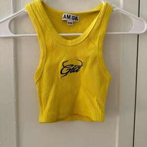 IAMGIA yellow crop top